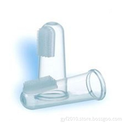 Baby Toothbrush, Made of Silicone, Suitable for 0 to 2-Year Old, FDA Marked